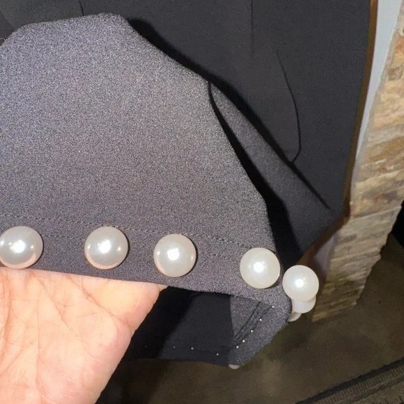 Pearl Trim Cocktail Dress - Picture 4 of 7